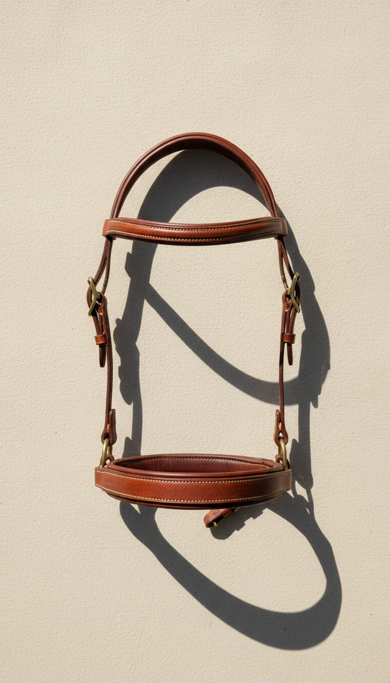 Full-Grain Leather Bridle Hand-Stitched